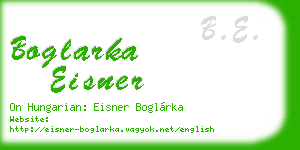 boglarka eisner business card